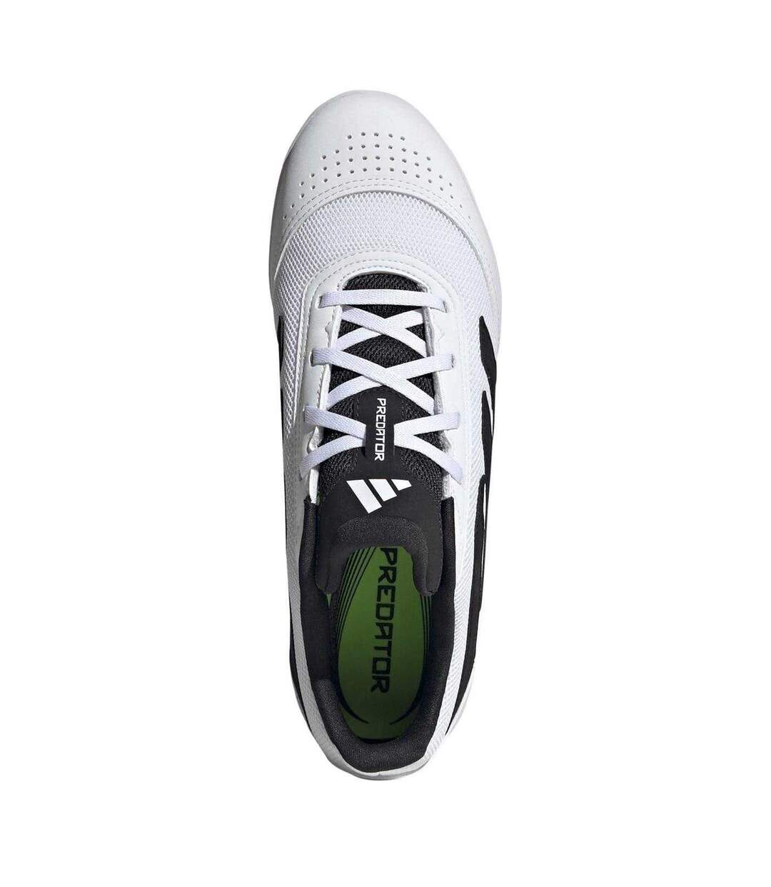 Chaussures De Foot Predator League Adulte Blanc Noir Citron Adidas-4