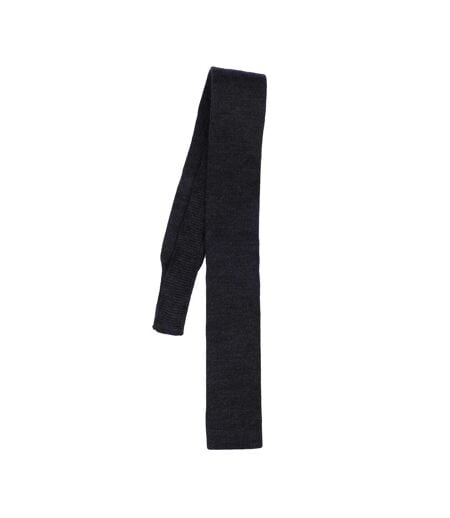 Knitted Tie One Size Grey Hugo Boss