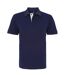 Polo classique homme bleu marine/blanc Asquith & Fox-2