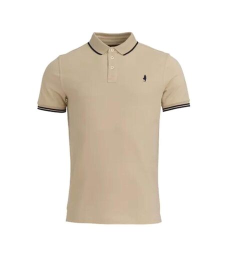Polo beige homme ompomc_c910