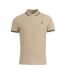 Polo beige homme ompomc_c910-1