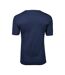 Mens Interlock Short Sleeve T-shirt Navy Blue Tee Jays-2