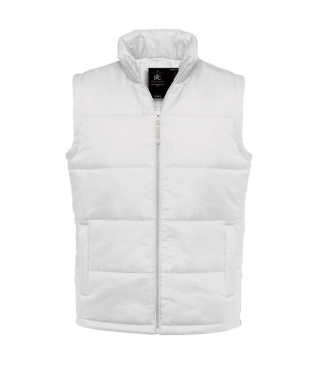 Veste sans manches homme blanc B&C