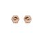 Boucles d'oreilles Hexagon, Zircon Blanc-5
