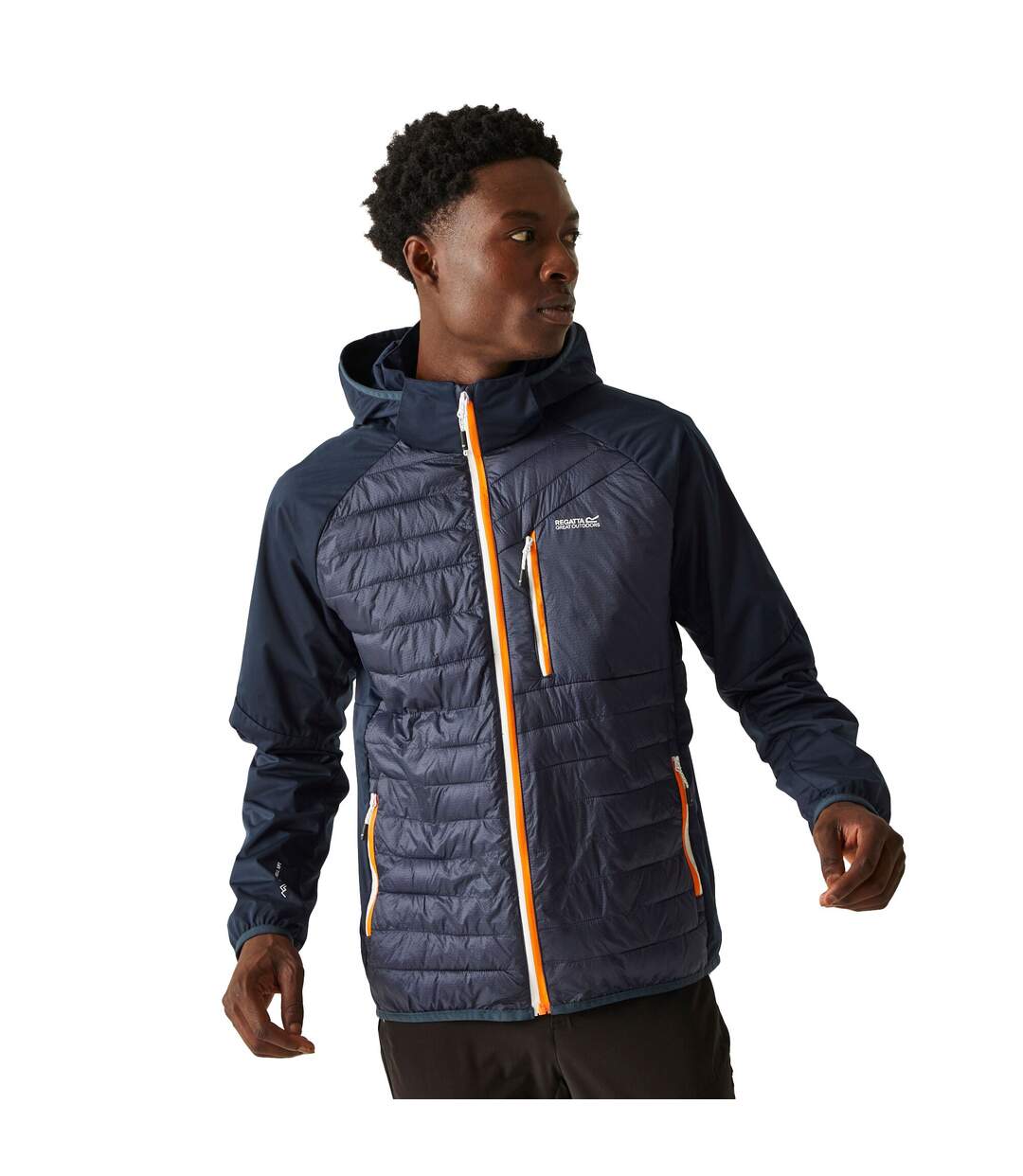 Veste hybride andreson pro homme bleu marine / orange kaki Regatta Regatta