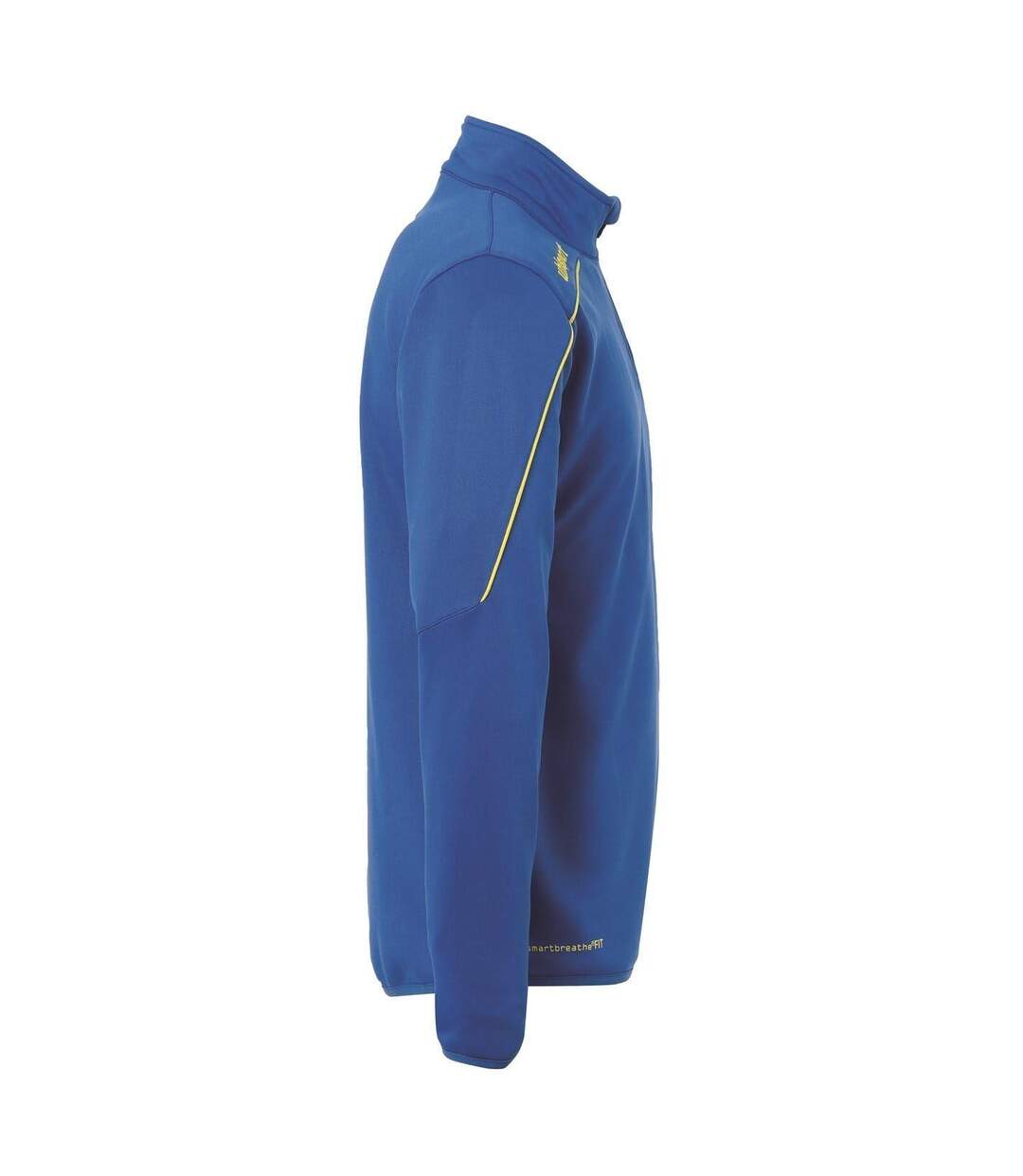 Unisex Adult Zip Neck Sweatshirt Blue Lime UHL Sport-4