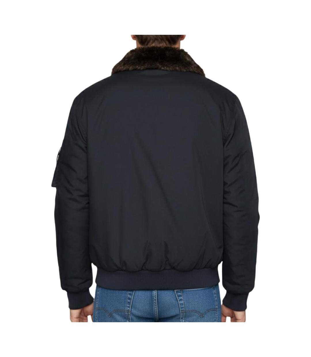 Blouson marine homme schott airtop-3