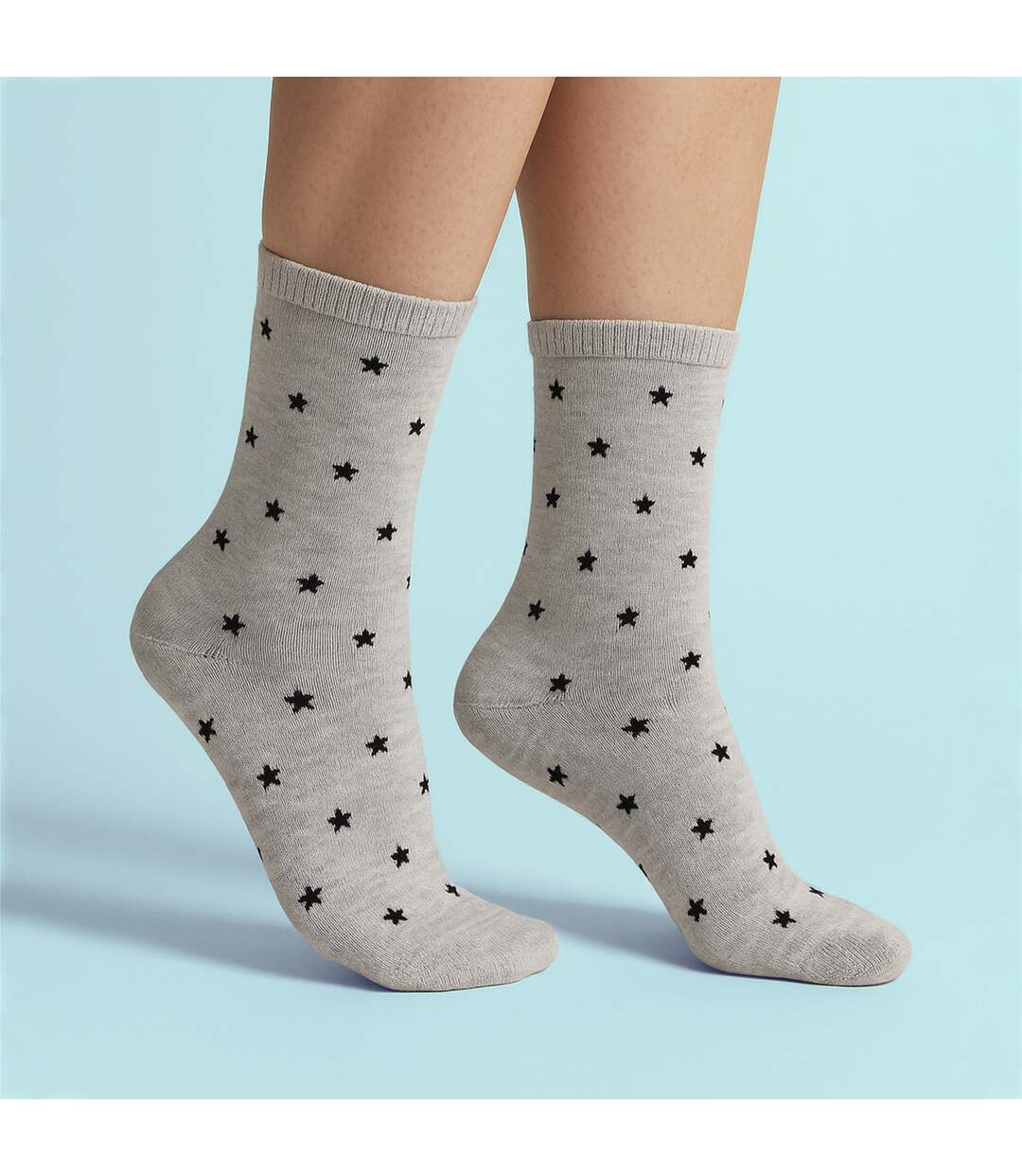 Sock Snob - 3 Paires de Chaussettes Femme Fantaisie Étoiles en Coton Douces-4