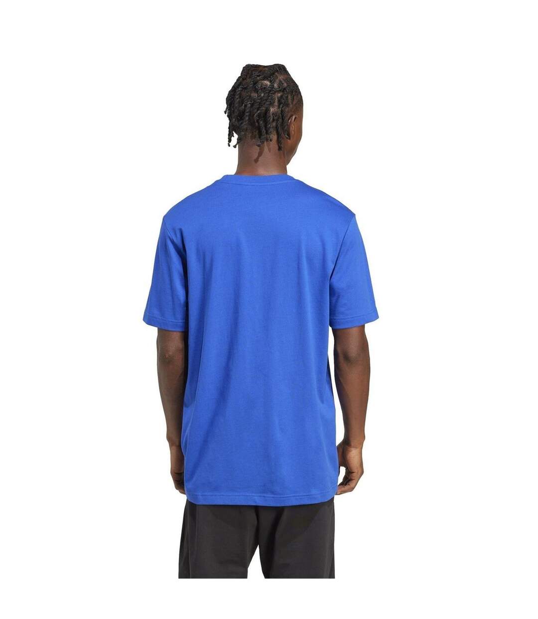Mens Retro Futurism Graphic T-shirt Retro Blue Adidas-3