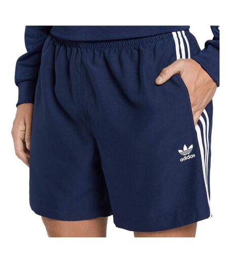 Short de bain Bleu Foncé Homme Adidas 3-stripes Swims - L