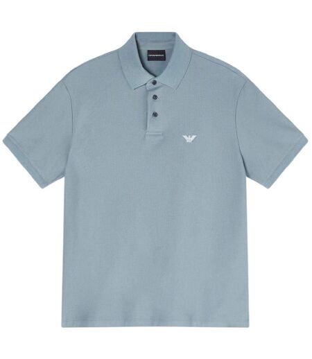 Polo Homme Gris Bleu Emporio Armani EA7