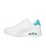 Womens/ladies Uno-pop Back Suede Skech-air Trainers White Skechers-2