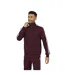 Haut De Survêtement Motif/style Zippé Homme Bordeaux Brave Soul-1