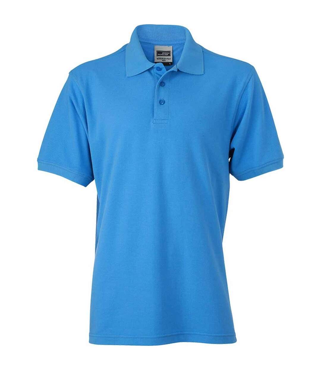 Polo homme workwear - JN830 - bleu aqua