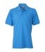Polo homme workwear - JN830 - bleu aqua