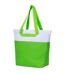 Sac de plage et de loisirs - SH4131 - vert lime et blanc-1