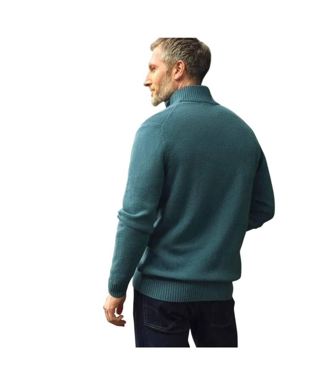Cardigan Lincoln Homme Turquoise Pâle WoolOvers-2