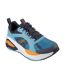 Mens Mono Mesh Trainers Blue Orange Skechers-1