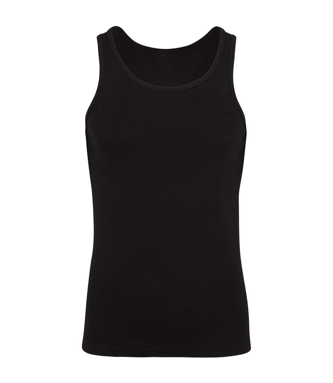 Débardeur Motif/style Uni Homme Noir Build Your Brand-2