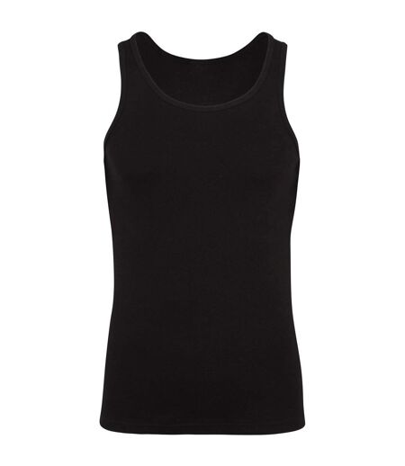 Débardeur Motif/style Uni Homme Noir Build Your Brand