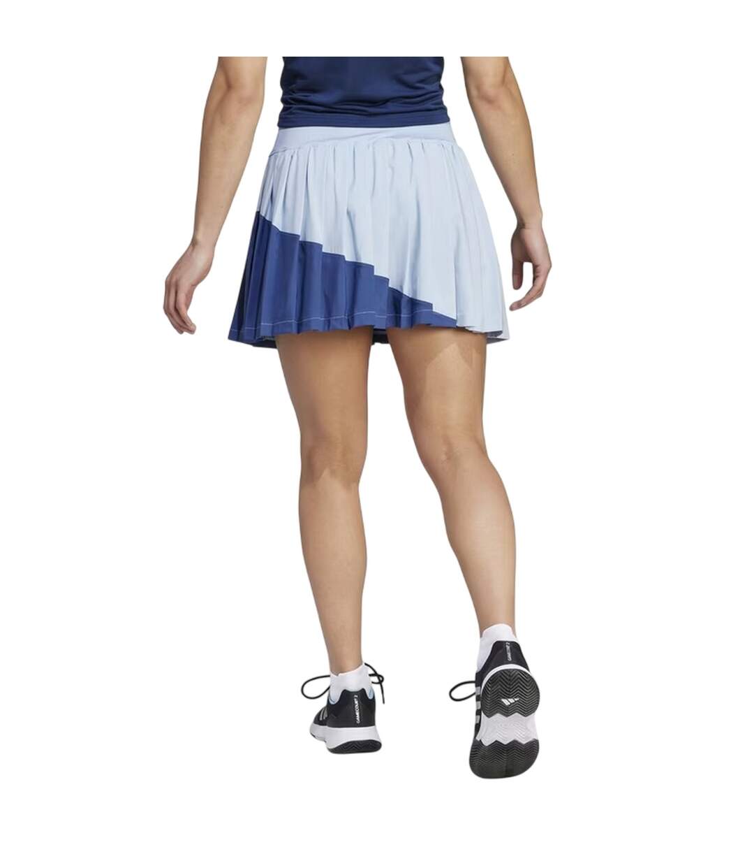 Womens/ladies Clubhouse Performance Tennis Skort Light Blue Blue Adidas-2