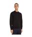 Mens 1985 Cotton Crew Neck Sweater Top Black Tommy Hilfiger-1