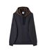 Mens Parthian Cotton Blend Drawstring Hoodie Black Pretty Green-2