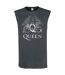 Amplified Mens Royal Crest Queen Tank Top (Charcoal) - UTGD1177