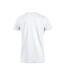 T-shirt premium homme blanc Clique-2