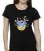 Disney T-shirt en coton Femme/Ladies Lilo & Stitch Cracking Egg (Noir) - UTBI25924-3