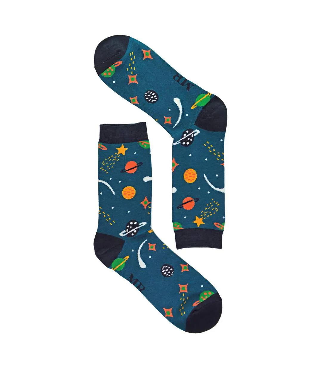 1 Pack Mens Space Enthusiast Bamboo Socks-3