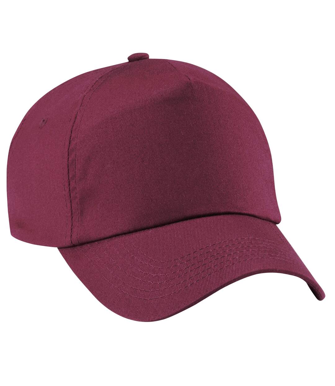 Casquette baseball enfant unisexe bordeaux Beechfield