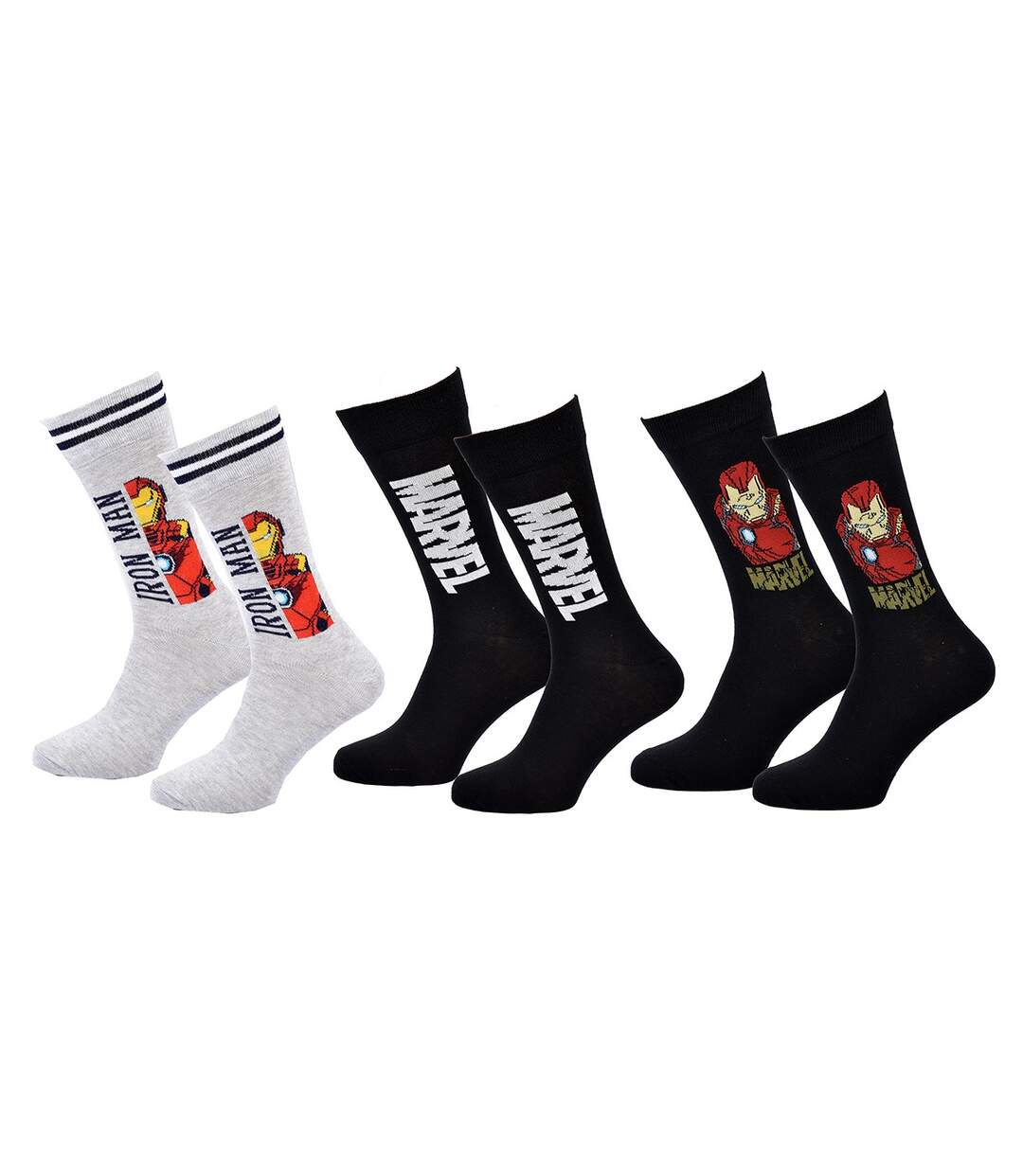 Chaussettes Pack Cadeaux Homme LICENCE Pack 3 Paires IRON24