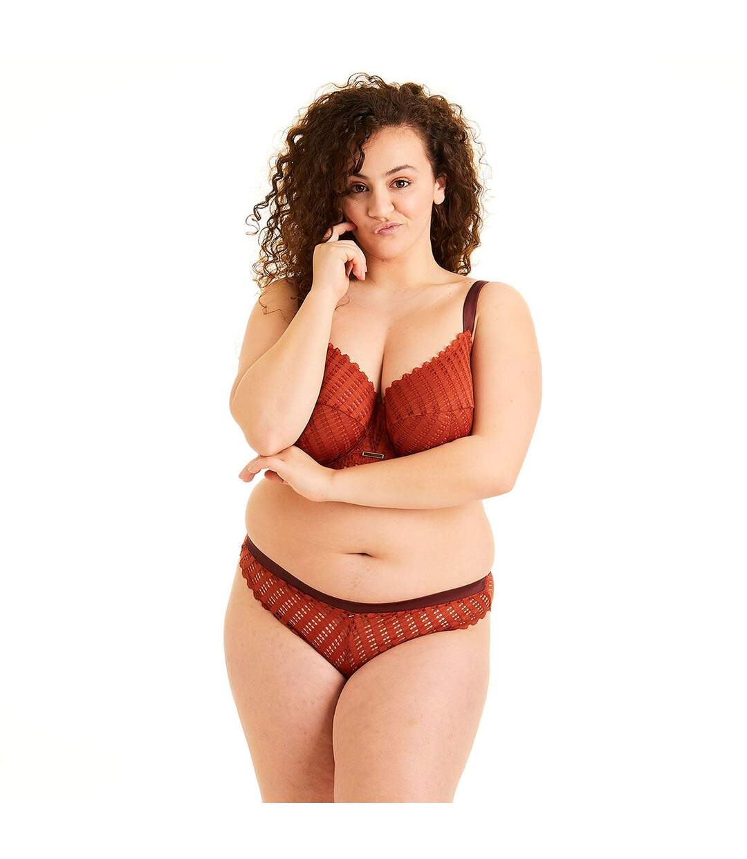 Soutien-gorge grand maintien caramel Speculoos