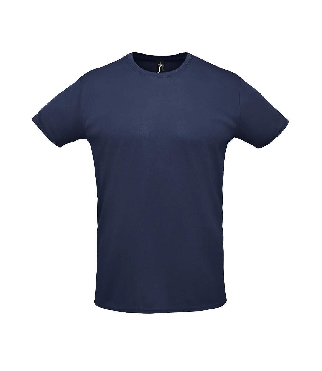 T-shirt Sprint Adulte Bleu Marine Français SOLS-1