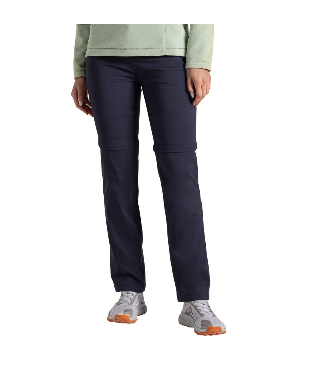 Pantalon Uni À Taille Mi-haute 2-en-1 Kiwi Pro Femme Bleu Marine Foncé Craghoppers-1