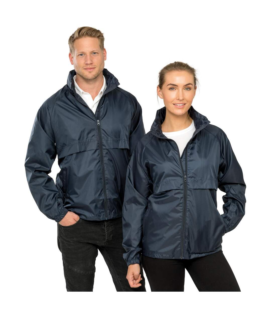 Core Veste Légère Imperméable Coupe-vent Homme Bleu Marine Result-1