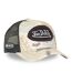 Casquette trucker imprimée avec filet et effet usé avec écusson Cafe Vondutch-4