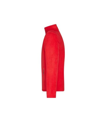Veste Polaire Homme Rouge James And Nicholson