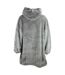 Mens Fleece Lined Blanket Hoodie | Shaggy Loungewear Top with Hood-5