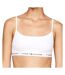 2X Brassières Blanche/Rose Femme Tommy Hilfiger 2 Pack Bralette - L