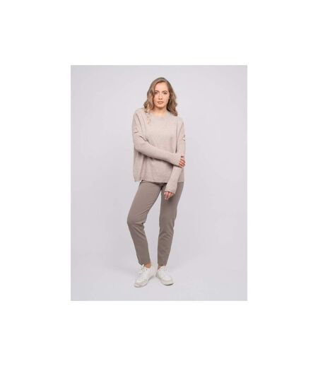Pull maille manches côtelées et boutons dorés KANDYCE - Dona X Lisa