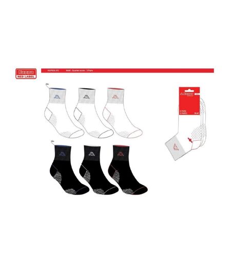 Chaussettes Homme QUARTER KAPPA - Pack de 12