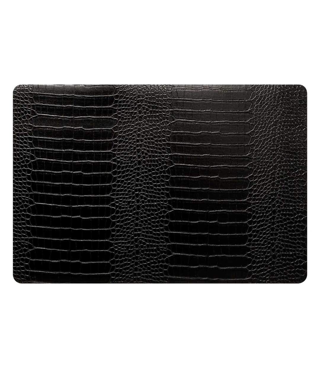 Set de Table Imprimé Croco 33x49cm Noir-1