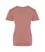 Womens/ladies the 100 t-shirt dusty pink Awdis