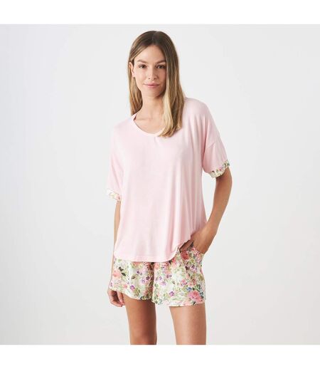 Short-sleeved V-neck pajamas JJBDH0200 women