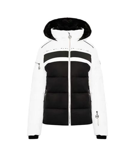 Blouson De Ski Crystallize Femme Blanc Noir Dare 2B