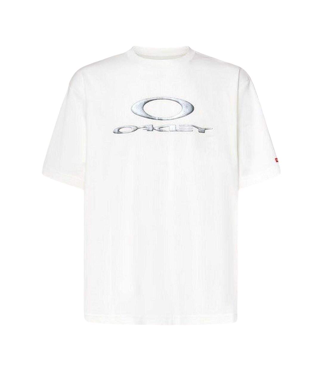 T-shirt Motif/style Logo New Retro Homme Turquoise Blanc Oakley-2