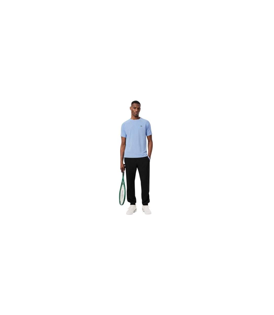 T-shirt Motif/style Logo Brodé Homme Bleu Lacoste-1
