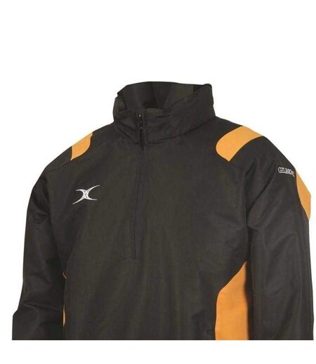 Mens Revolution Half Zip Jacket Black Amber Gilbert